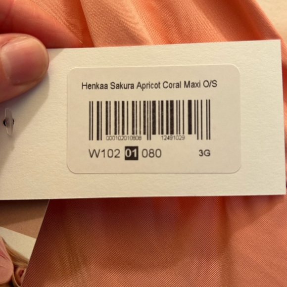 Multiway tie dress in apricot - Picture 3 of 3